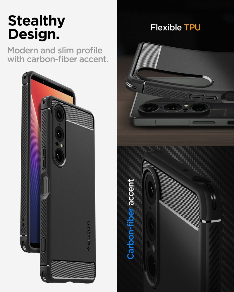 For Sony Xperia 1 VII | Spigen Rugged Armor Shockproof Case
