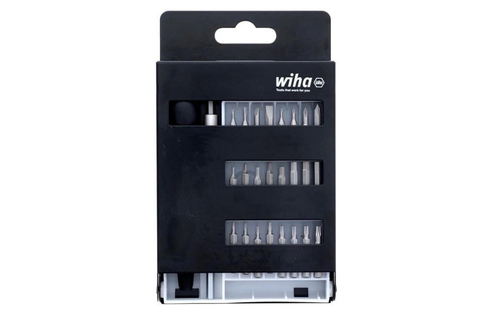 Wiha 27 Piece System 4 Precision Screwdriver Micro Bit Set 75992