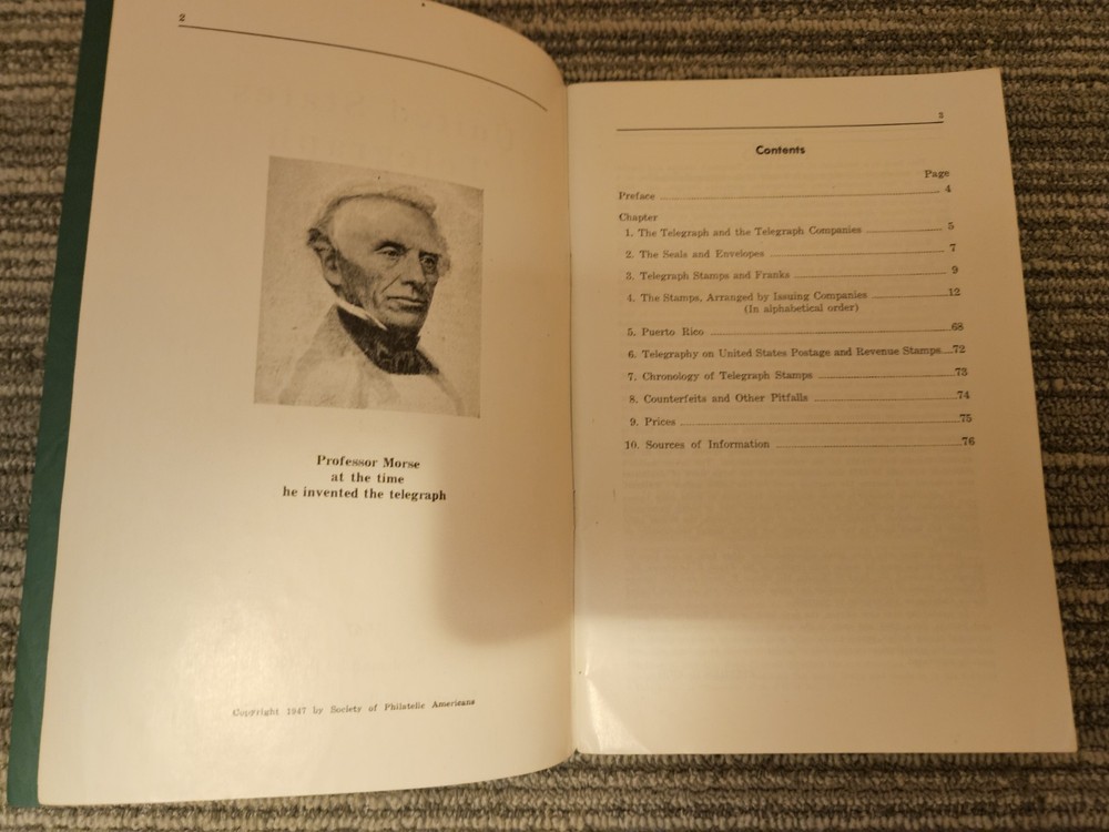 United States Telegraph Issues S. P. A. Booklet No. 2