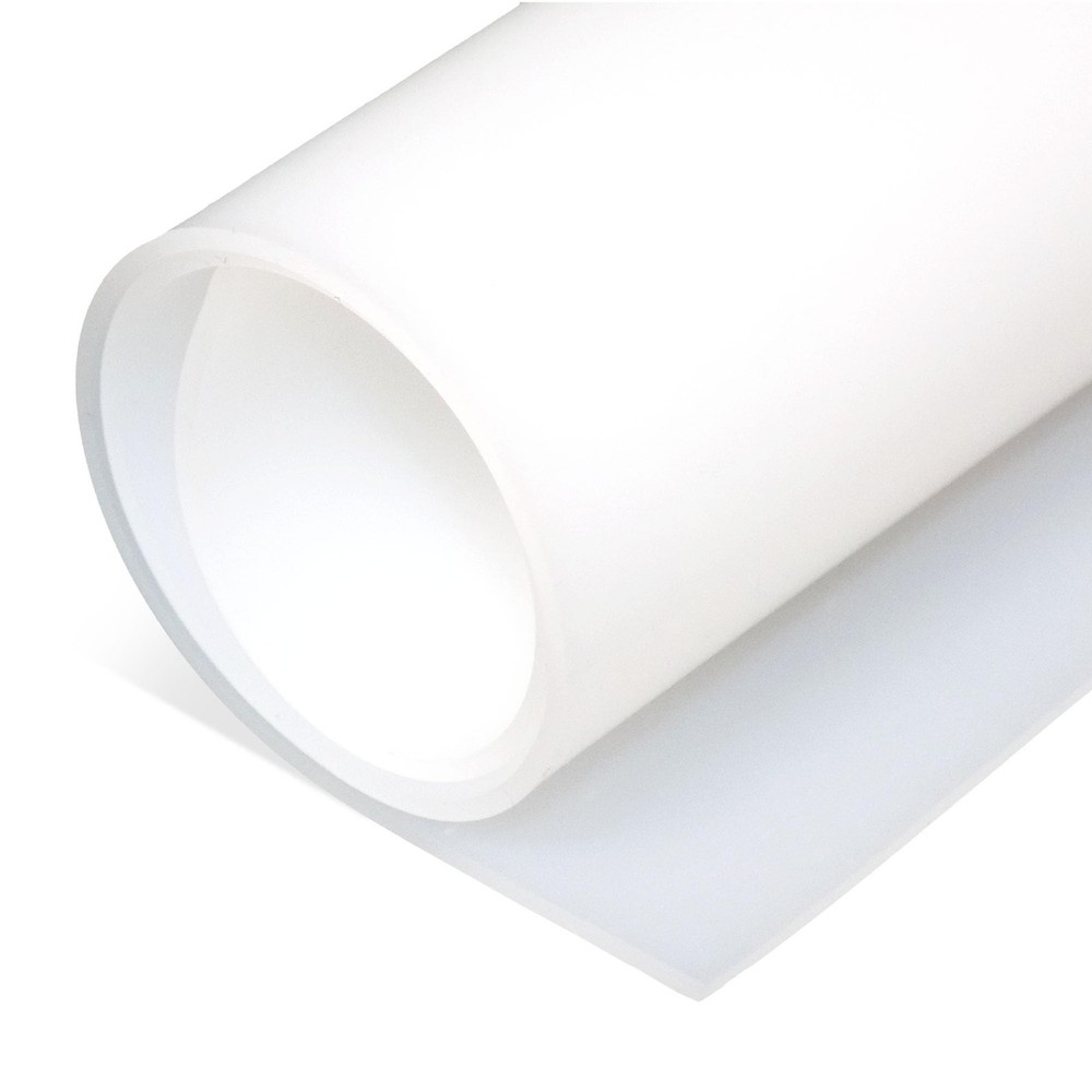 Exactly Rubber - Translucent Silicone Sheet, 50A Durometer, Semi Clear, -80 t...