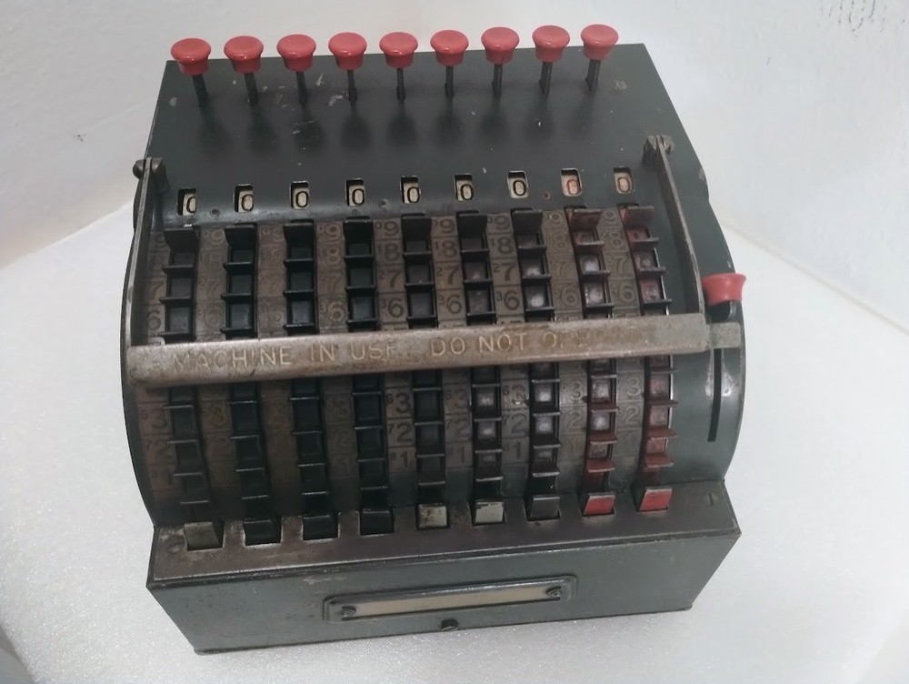 Antique  fully working 1922 Star Calculator / Adding Machine by Todd Co.