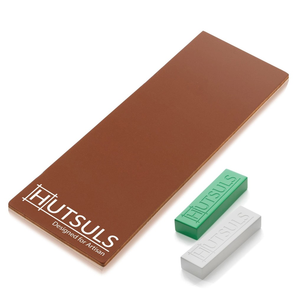 Knife Stropping Leather for Sharpening - Get Razor-Sharp Edges with Leather S...