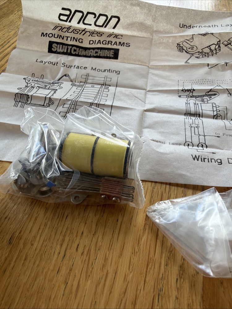 Two Ancon Industries Switch Machine For Model Trains