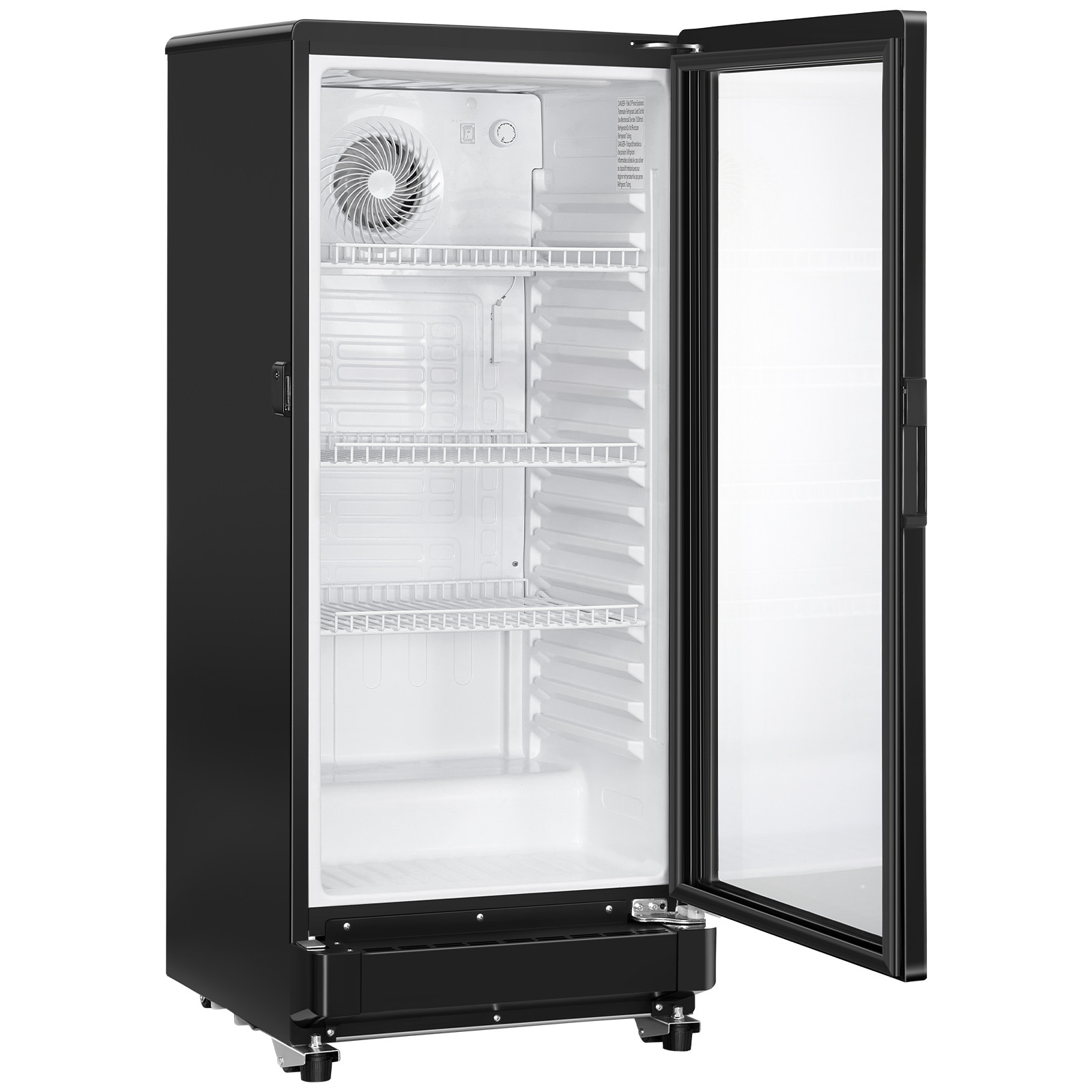 VEVOR Commercial Merchandiser Refrigerator 5.7 CU.FT Glass Door Beverage