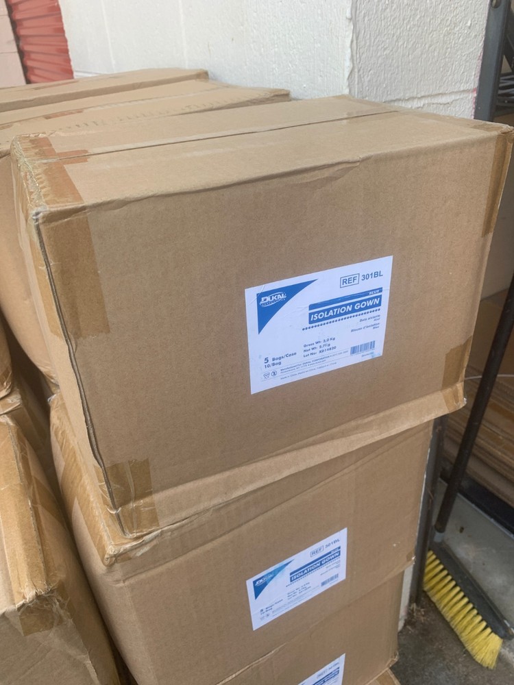 Blue Disposable Isolation Gowns (301BL)