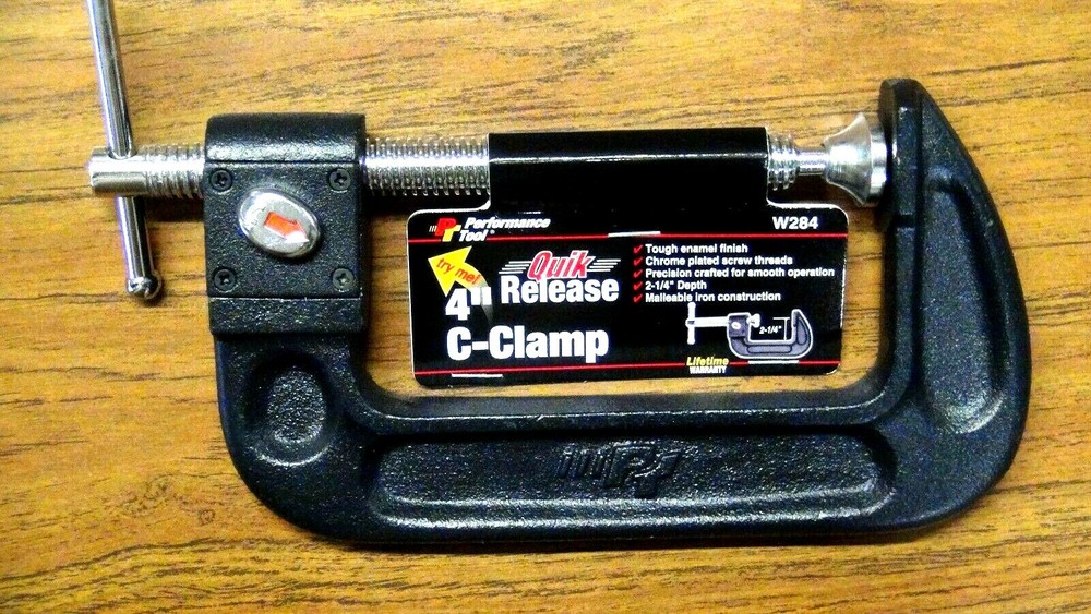 4-Inch Quick Release C-Clamp Performance W284