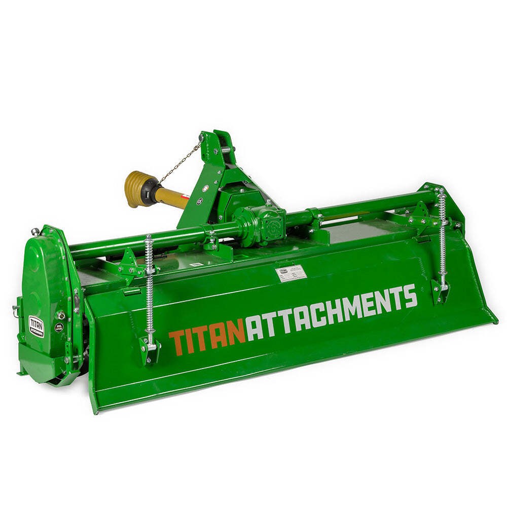 Titan Attachments 3 Point 72" Rotary Tiller Attachment Fits Cat 1 Tractors