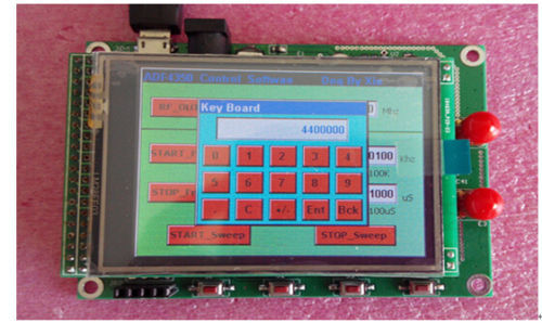 35M-4.4G ADF4351 DDS RF Signal Generator + TFT LCD Development board STM32F103