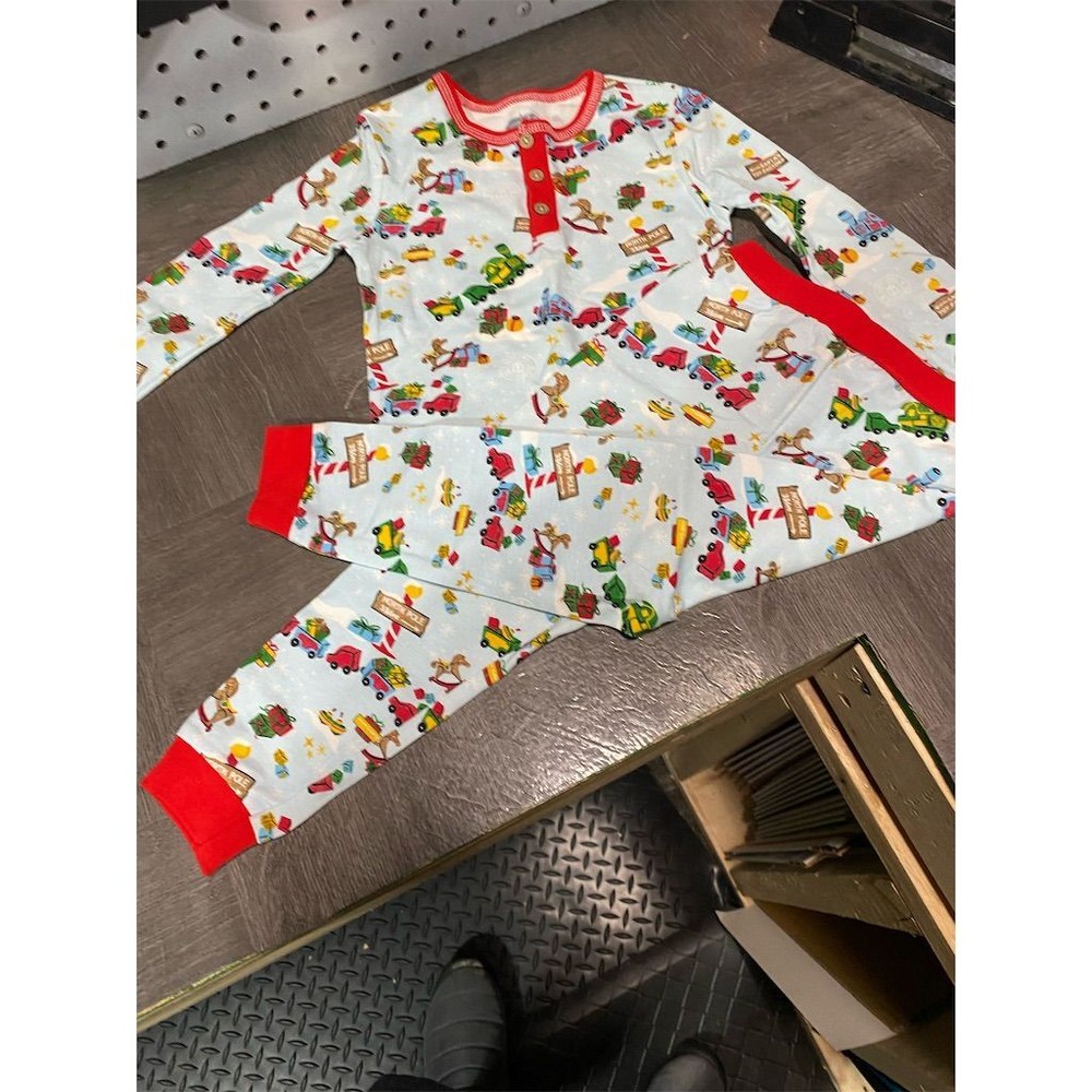 Mud Pie Boys' Christmas Pajama Set Size 3T Multicolor