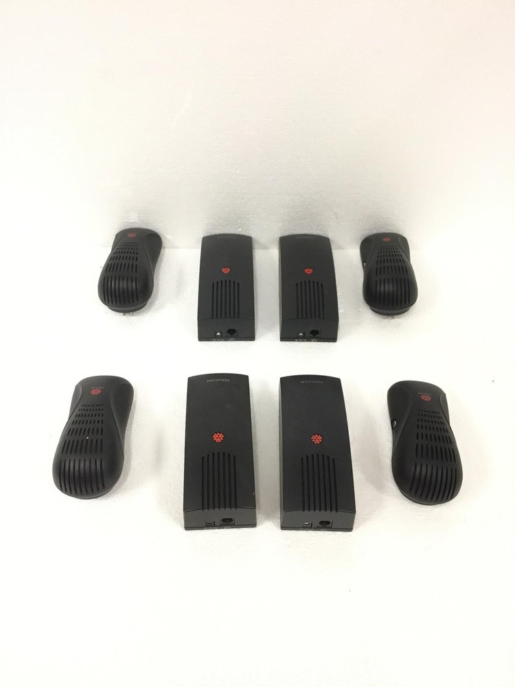4x POLYCOM AVAYA 2301-06415-601 E Interface Module w/Wall Module 220116020-601 F