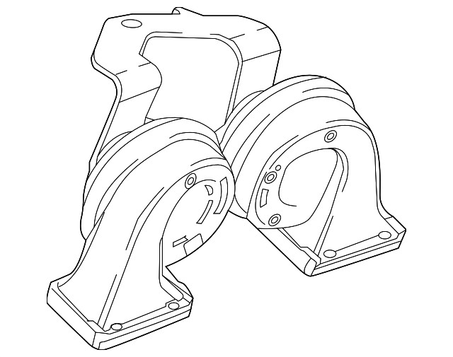 Genuine GM Dual Note Horn 23467528