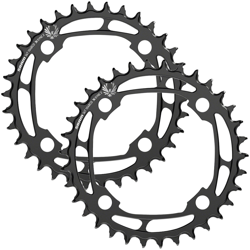 SRAM X-Sync 2 34T 104 BCD Steel Eagle Chainring Pair Durable, High-Performance