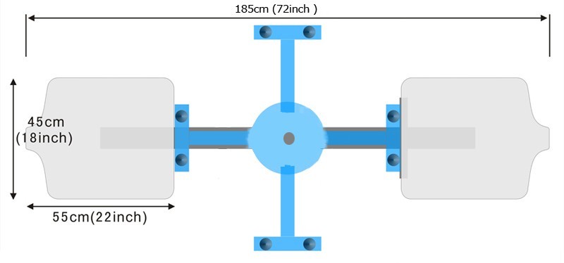 4 Color 2 Station Single-Rotary Screen Press Table Screen Printer Micro-adjust