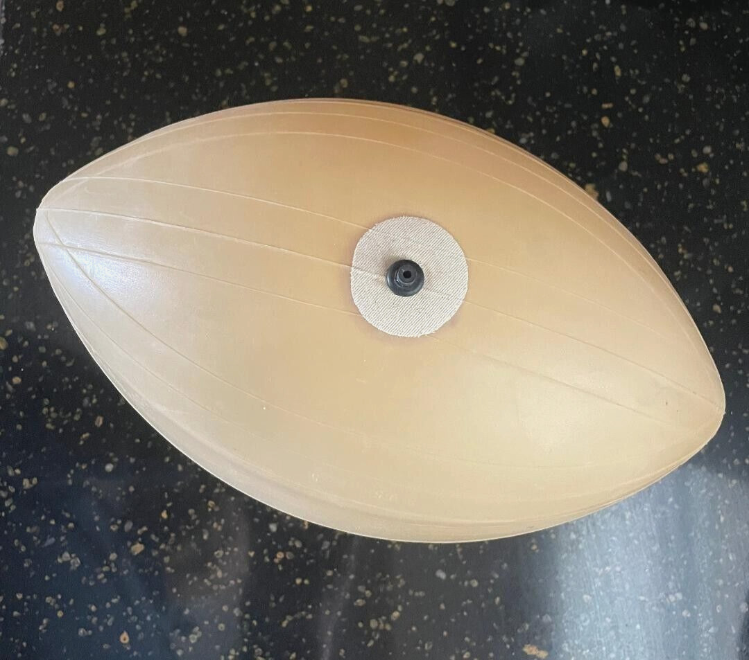 NEW IMPROVED 3.6 oz. LATEX FOOTBALL BLADDER, FITS FULL-SIZE FOOTBALLS