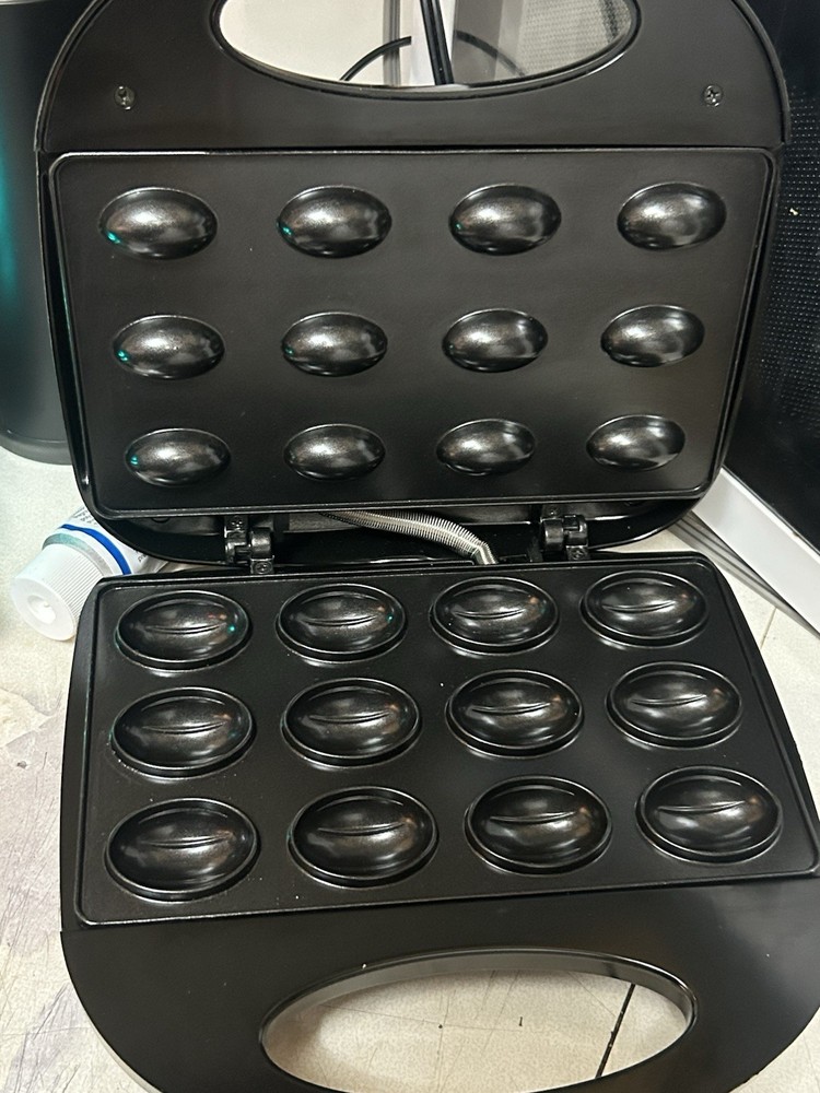 Cookie Maker Electric Walnut Maker Nut Mold Maker, Non Stick 110V Electric Or...