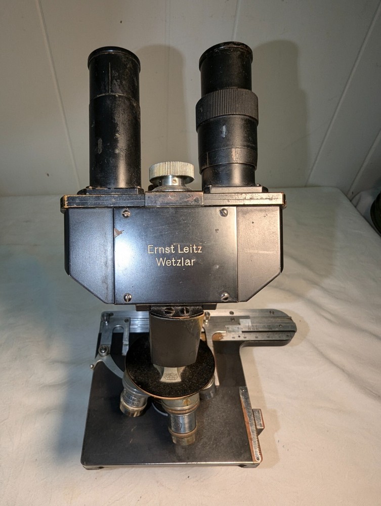 Ernst Leitz Wetzlar Binocular Microscope