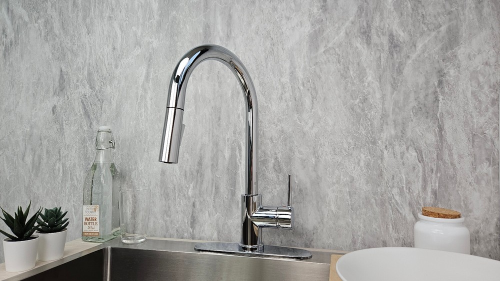 RELIAFLO Pull Down Kitchen Faucet in Polished Chrome - D60719-01