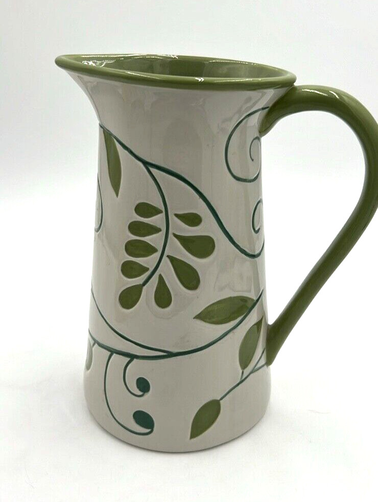 DEMDACO “Fleurish” Ceramic 64 Ounce Pitcher 2007