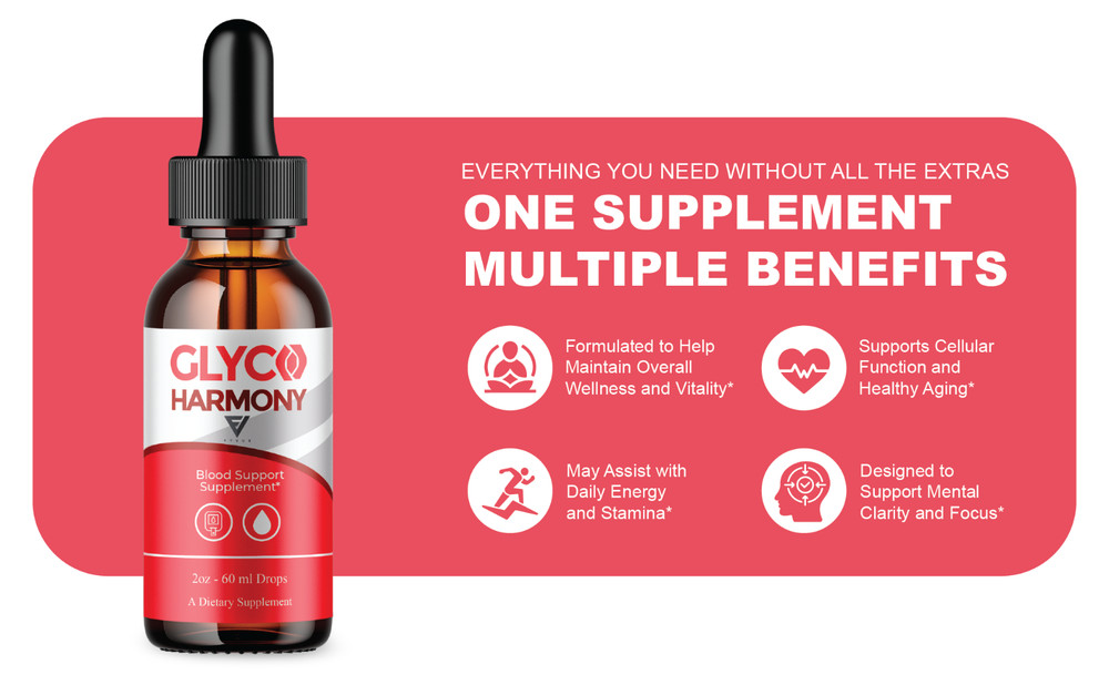 Glyco Harmony Drops, GlycoHarmony Advanced Formula Supplement (2oz)