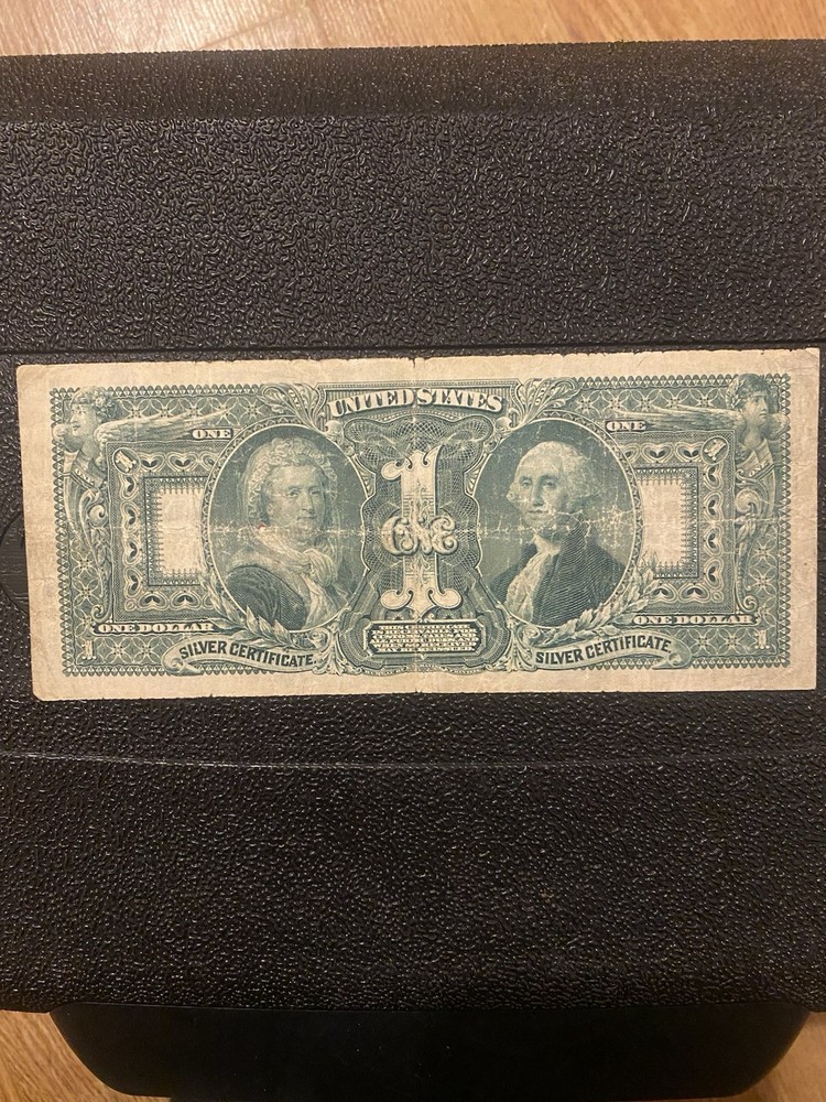 FR. 224 1896 $1 ONE DOLLAR “EDUCATIONAL” SILVER CERTIFICATE CURRENCY NOTE