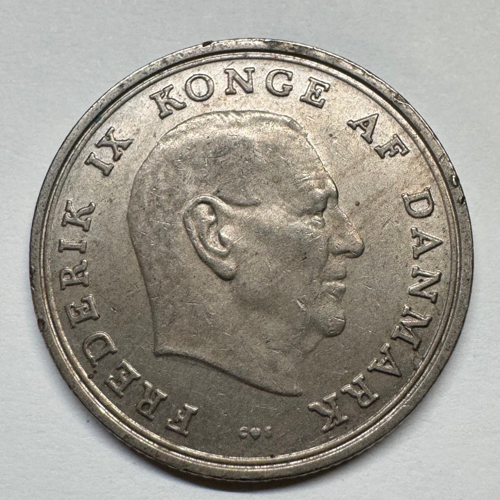 1970 Denmark 1 Krone - Coin #C-057
