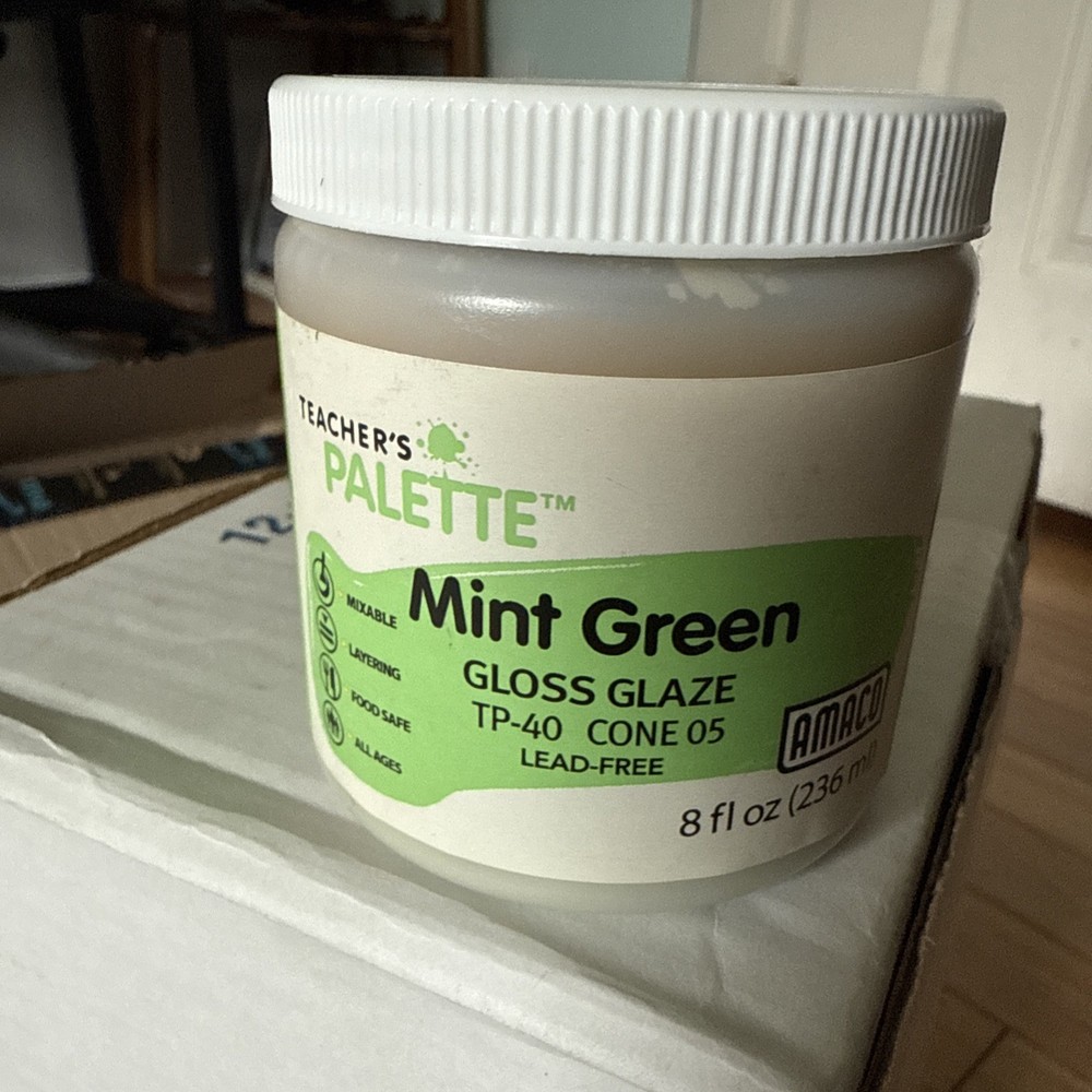 Amaco Gloss Glaze Mint Green
