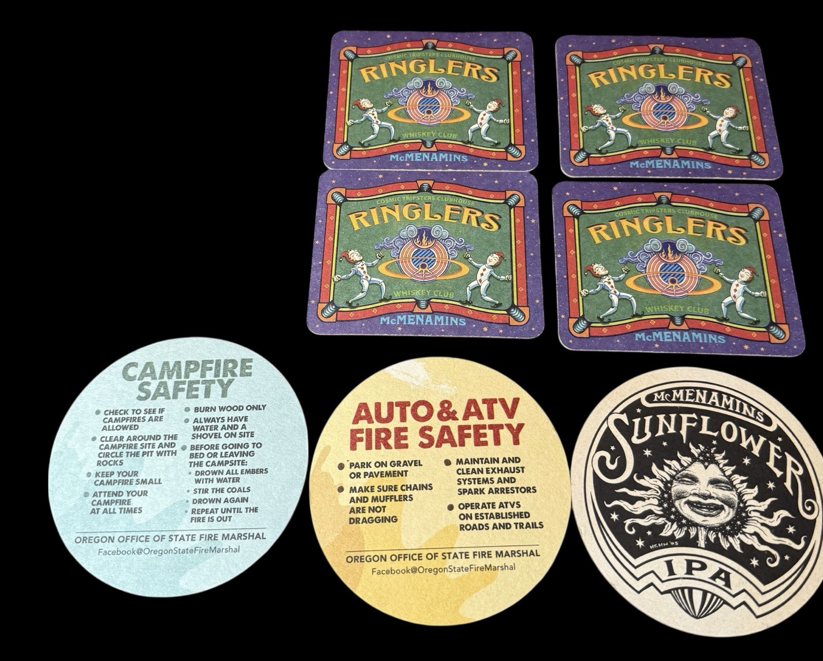Vtg Collectable Brewery/Wine Bar Coasters Breweriana PNW-Autos etc.