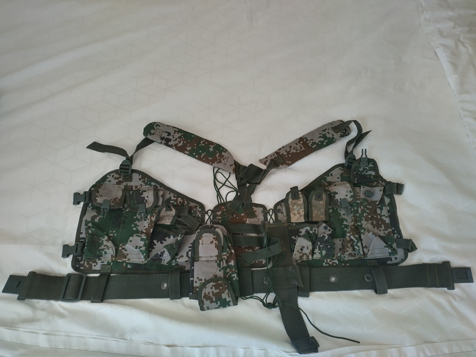 Chinese ARMY PLA type 07, T95 T97NSR Chest Rig + Tac Belt