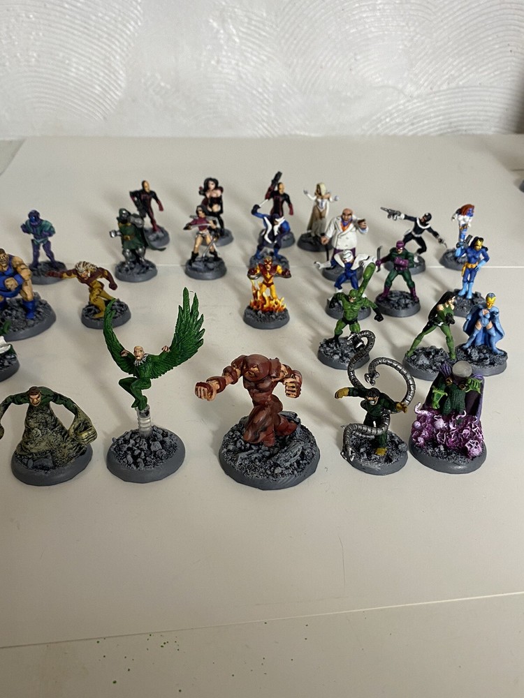 Marvel Superhero villian Custom painted miniatures Rare Wizkid E2