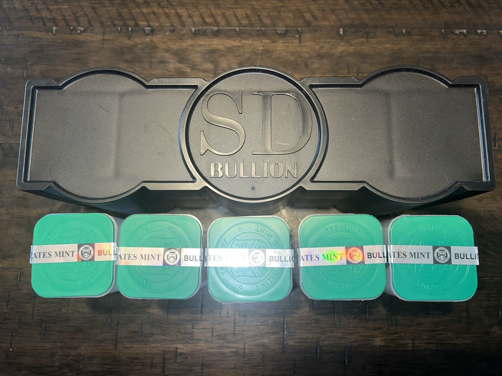 SD Bullion Mini-Monster Box - With (5) Empty US Mint Silver Eagle Tubes
