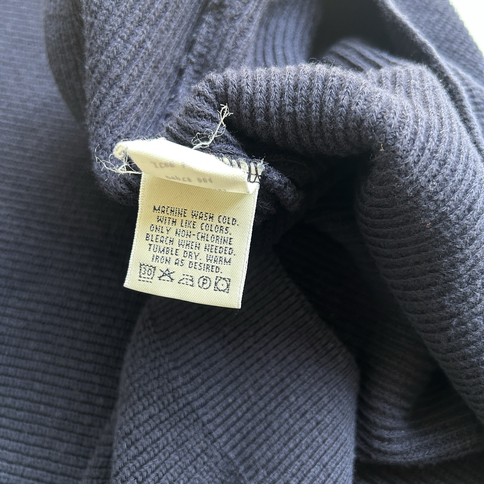 Vintage 90s Fisherman Sweater Mens XXXL Tall Ribbed Chunky Preppy Grunge Indie