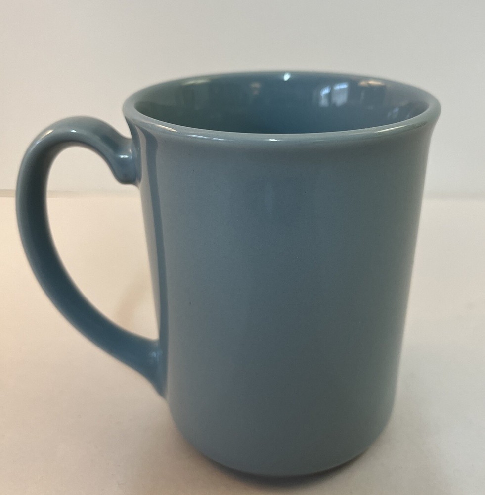 Corning 10 oz Mug Stoneware Light Blue USA