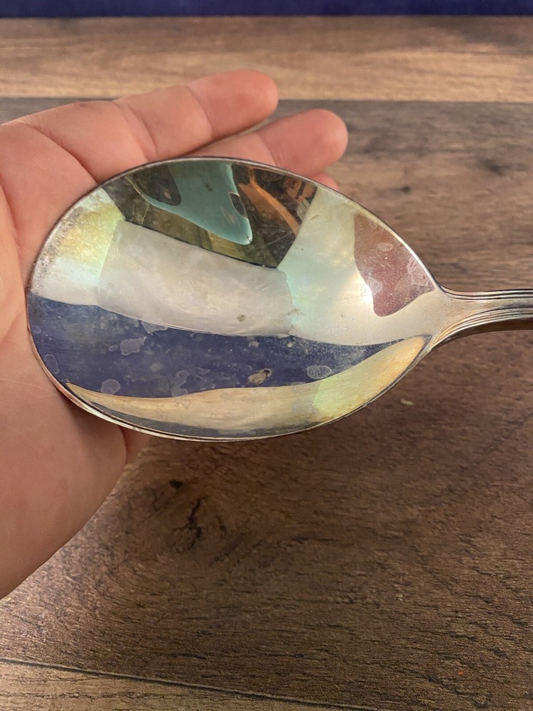 Gorham Heritage Italy Silverplate Flatware Large Casserole Serving Spoon