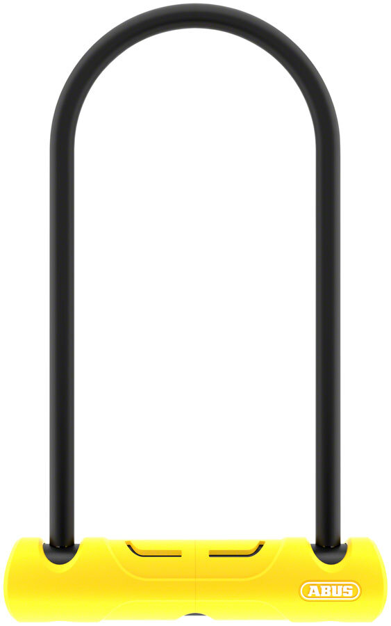 ABUS 402 U-Lock - 4.3x9", Keyed, Black, Includes bracket
