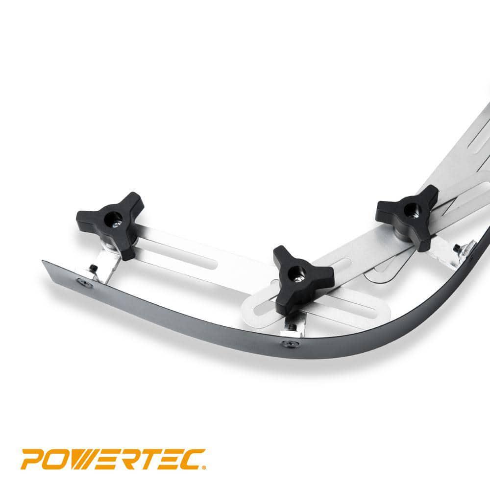 POWERTEC Curve Template 107 in. Flexible Adjustable Multi-Surface Durable Steel