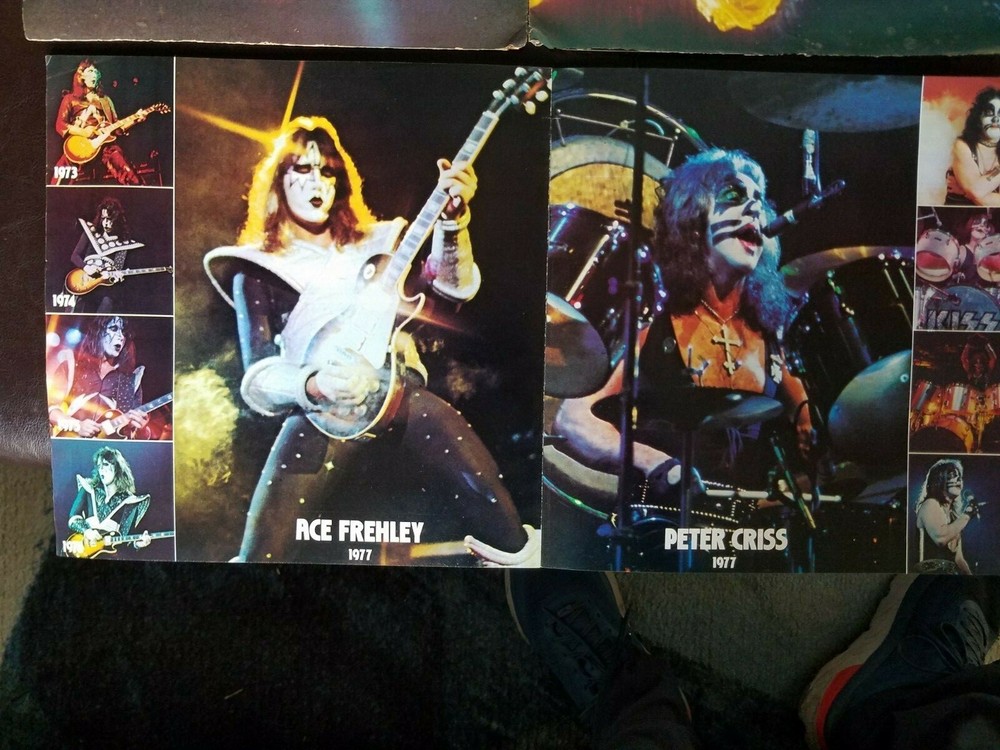 KISS World Tour 1977 Love Gun + 1977 Aerosmith, 1977 Ted Nugent, 79 Alice Cooper
