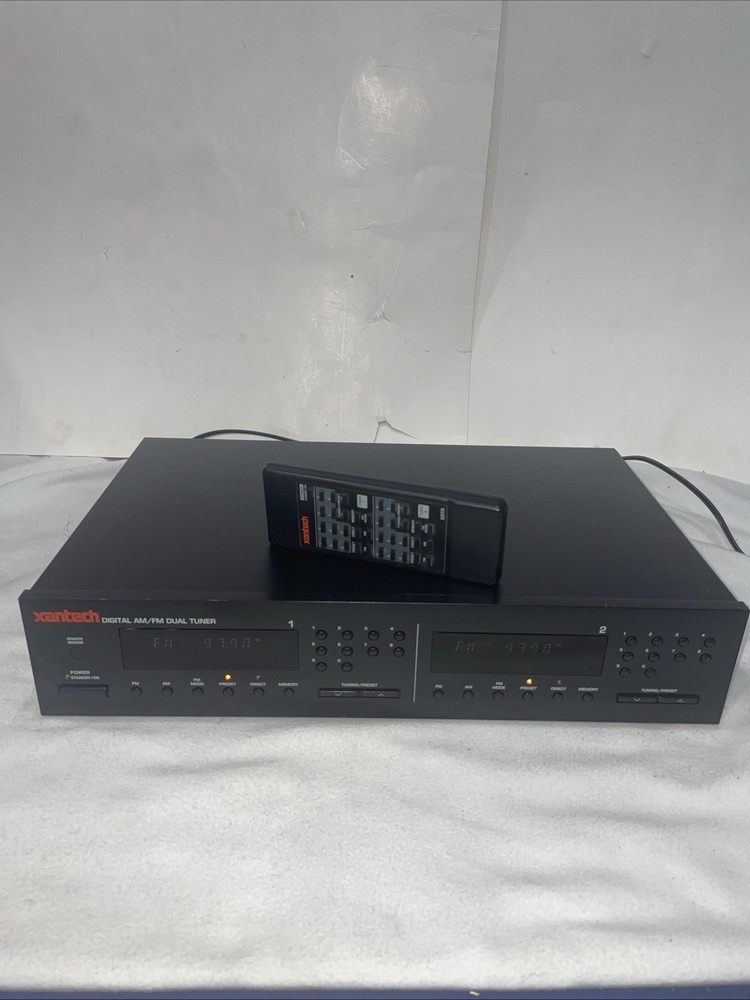Xantech XDT Digital AM/FM Dual Stereo Tuner With Remote Tested And Working