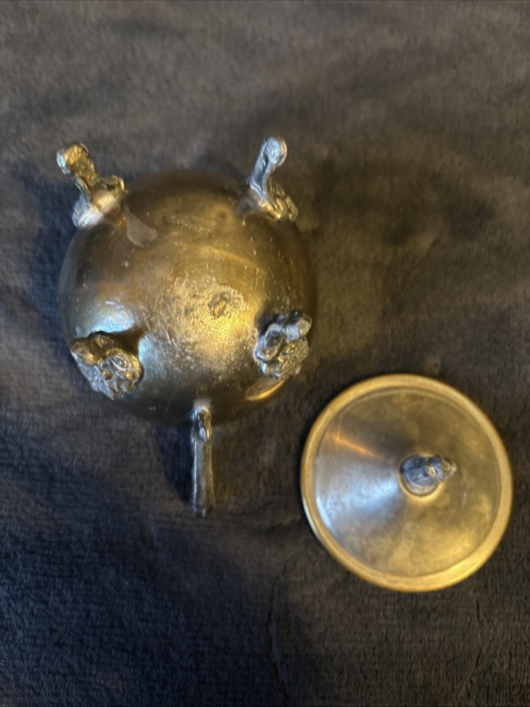 Vintage Leonard Silver Plated Footed Creamer with Lid