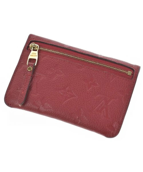 Louis Vuitton Wallet Coin Case Women Red Secondhand
