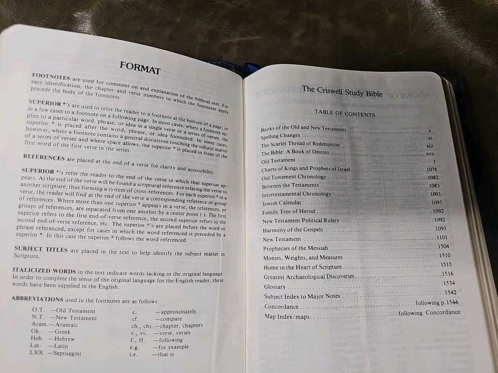 Criswell Study Bible Rebind with Liner Cowhide Nice! Stitched Perimeter Nice!