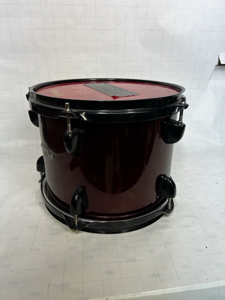 SPL Sound Percussion Labs Velocity Birch 10 x 8 Rack Tom Drum - Ruby