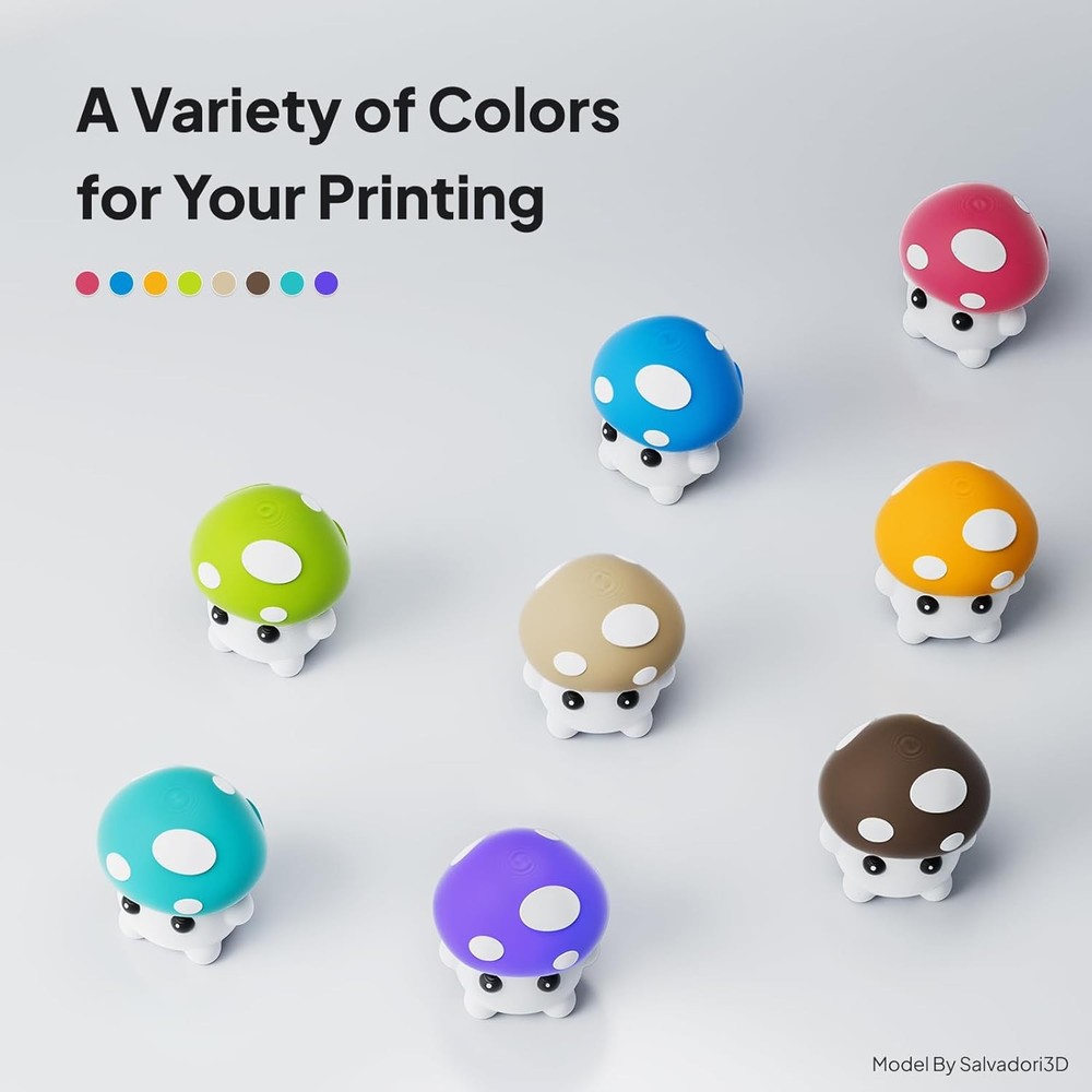 DEEPLEE PLA Basic 1.75mm 3D Printer Filament, 3D Printing Filament with Dimensio