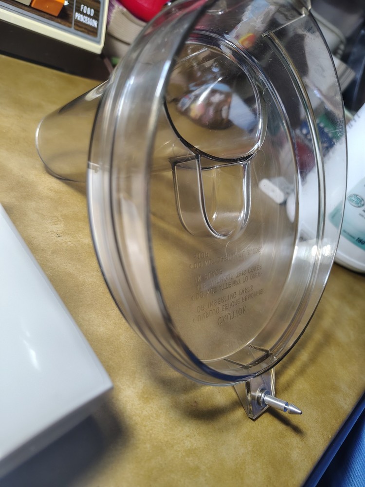 GE General Electric D5FP1 PUSHER & WORK BOWL LID Food Processor REPLACEMENT PART