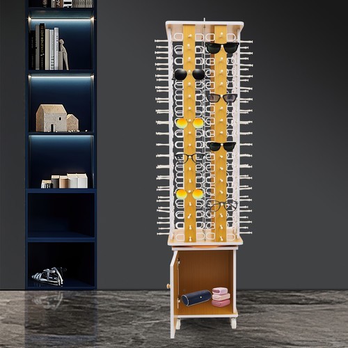 144 Pair Sunglasses Display Rack Rotating Floor-standing Eyeglass Holder