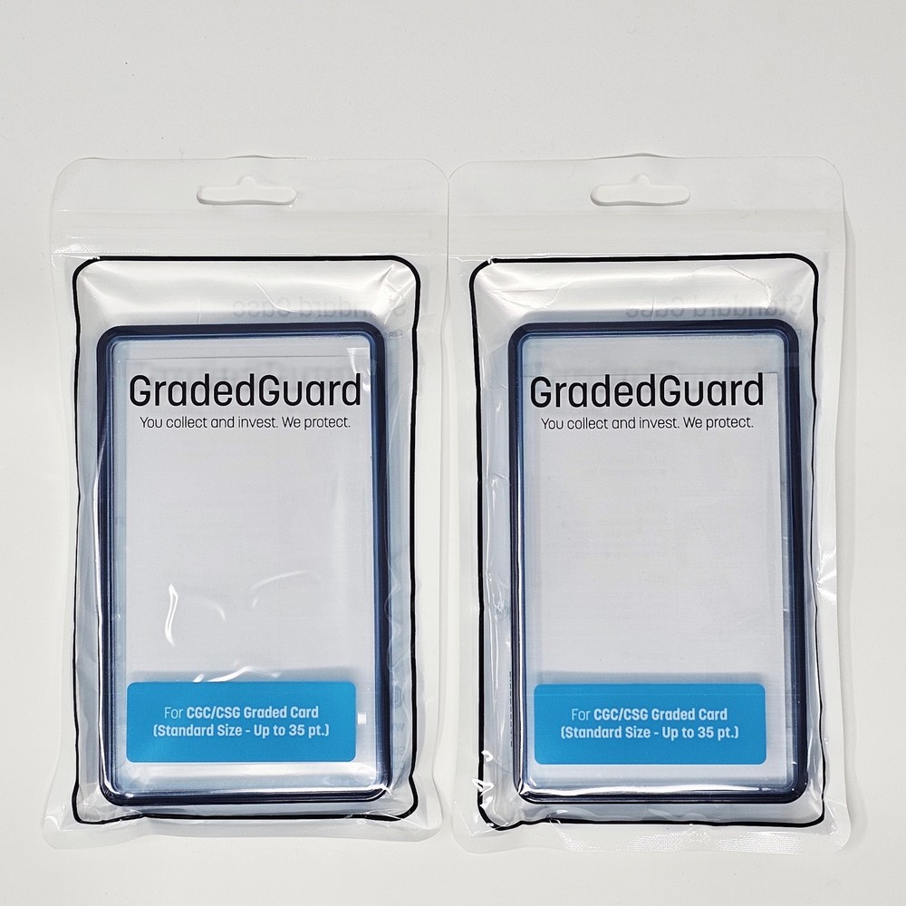 (2) Sapphire GradedGuard CGC Graded Card Jewel Case Guard Protector Stackable