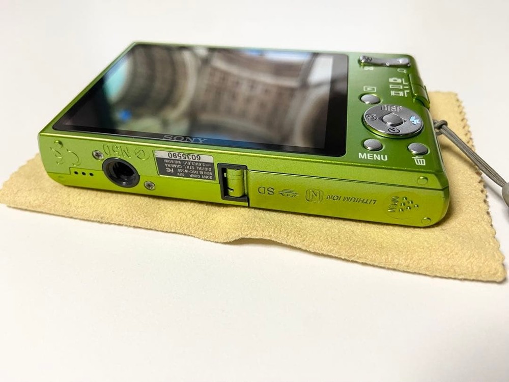 SONY Cyber-shot DSC-W320 Green Compact Digital Camera Excellent Condition