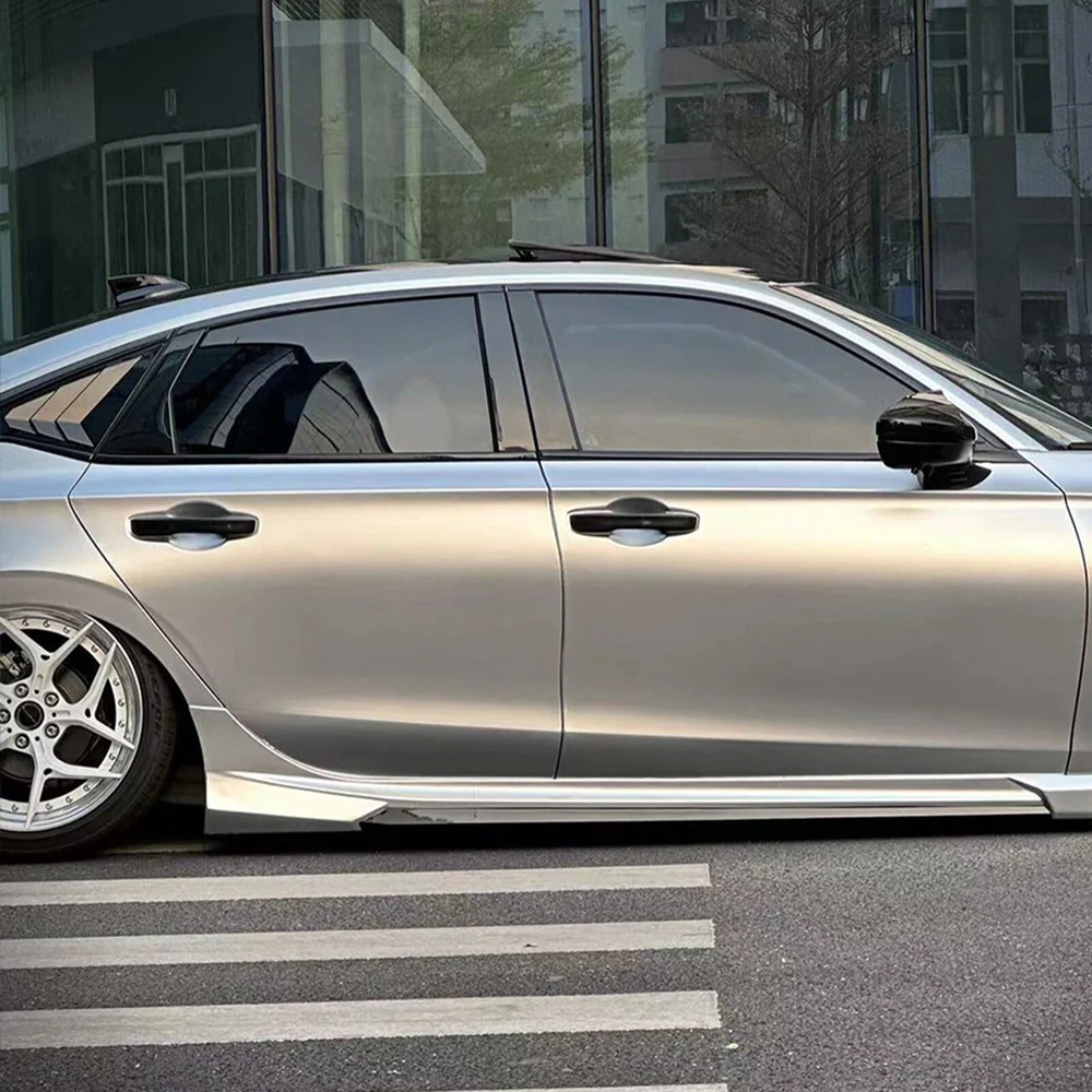 Pre-cut Pillar Posts Door Trim Mirror Molding Cover for Honda Civic 2022-2025