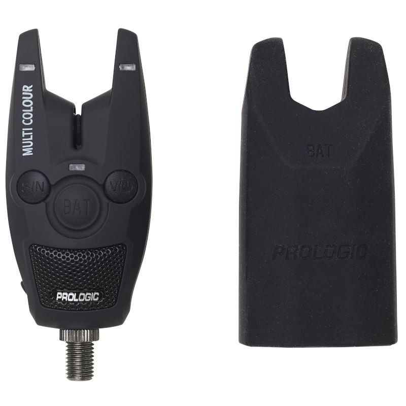 Prologic Bat Bite Alarm Multi-Colour L.E.D with Protective Case