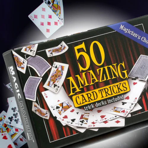 50 AMAZING CARD TRICKS MAGIC SET - Magic & Party Tricks