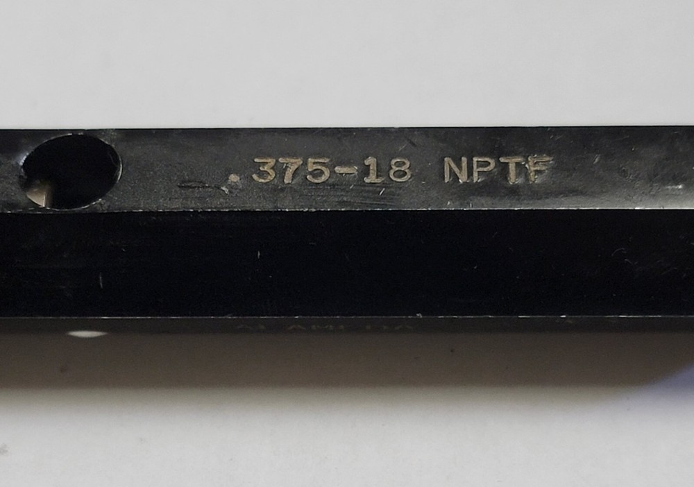 ALAMEDA THREAD PLUG GAGE .375-18 NPTF.